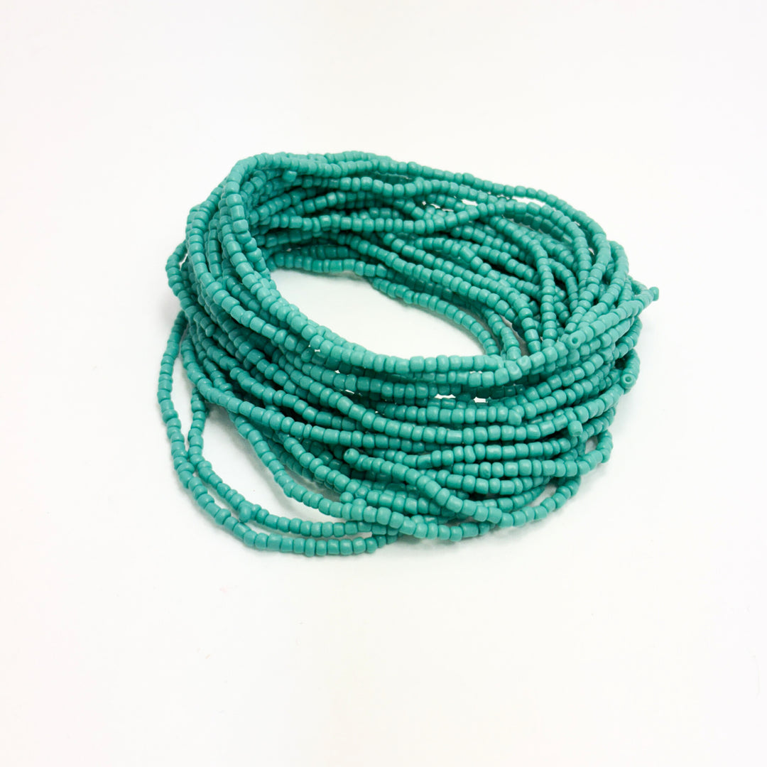Sea Blue/Green Seed Bead Bracelet Set