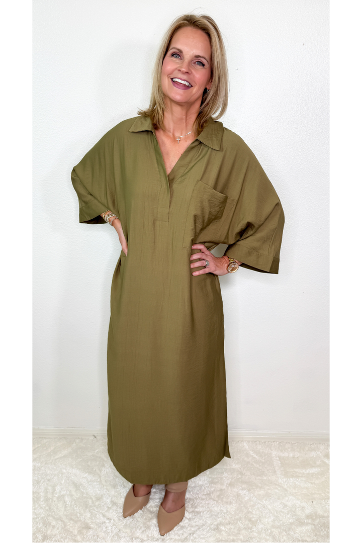 Olive Lane Midi Dress