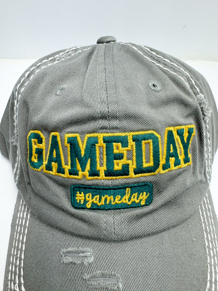 Green/Yellow/Grey Game Day Ball Cap